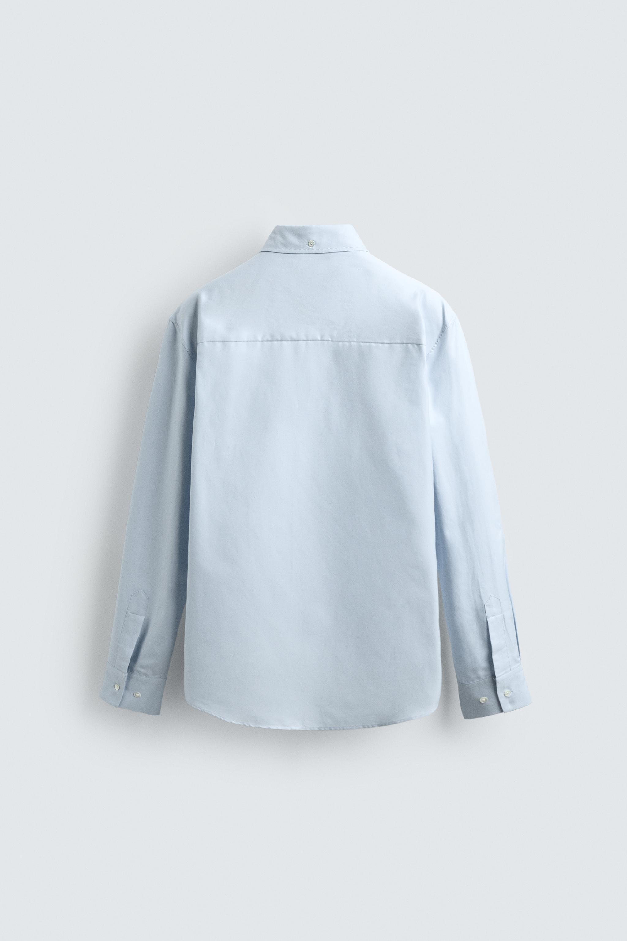 REGULAR FIT COTTON-SILK SHIRT
